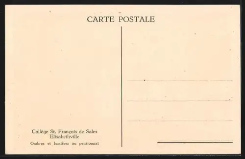 AK Elisabethville, Collège St. Francois de Sales, Ombres et lumières au pensionnat