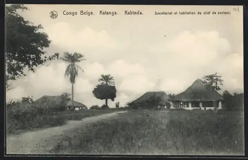 AK Kabinda, Katanga, Secrétariat et habitation du chef de secteur
