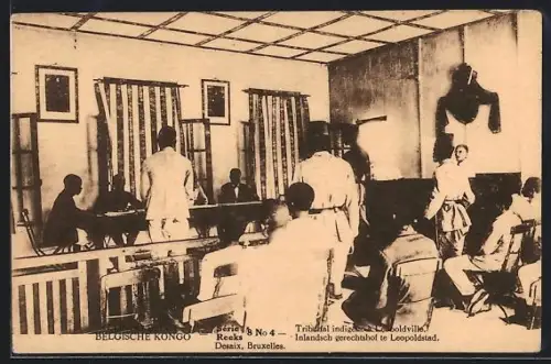 AK Reeks, Triburial indigène à Léopoldville