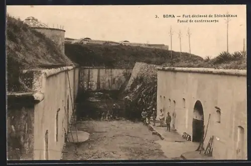 AK Boma, Fort déclassé de Shinkakasa, Fossé de contrescarpe
