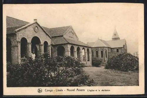 AK Lisala-Nouvel Anvers, L`église et la résidence