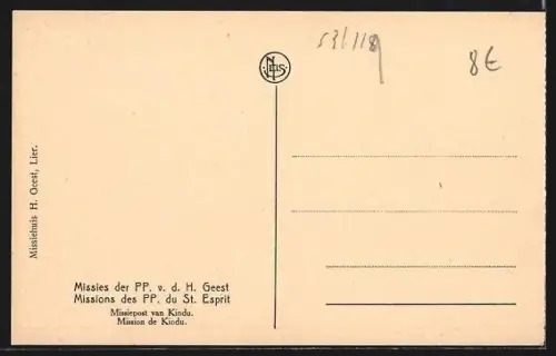 AK Kindu, Missions des PP. du St. Esprit, Mission de Kindu