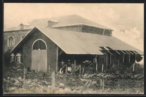 AK Kionzo, Mission des Pères Rédemptoristes au Congo Préfecture Apostolique de Matadi, Ancienne église