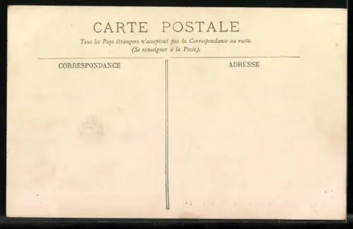 AK Calais, Pferdebahn auf dem Place de la Poste