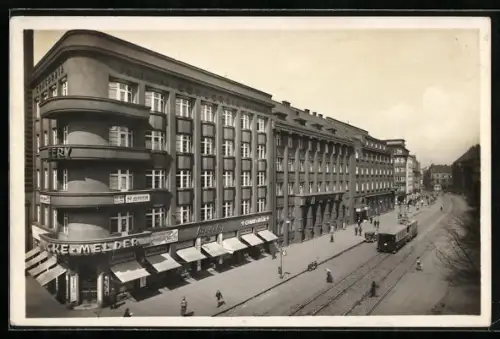 AK Mor. Ostrava, Nadrazni trida, Strassenbahn