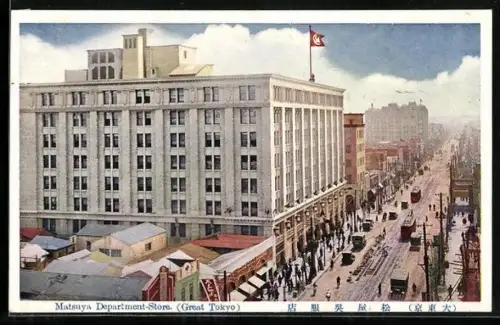 AK Tokyo, Matsuya Department-Store, Strassenbahn