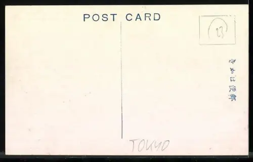 AK Tokyo, The View of Shimbashi and Shibaguchi Streets, Strassenbahn