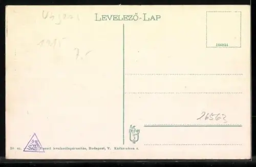 AK Debrecen / Debreczin, Strassenbahn an der Kirche auf dem Markt