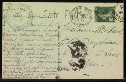 AK Cap d`Antibes, Procession des Marins pêcheurs au Sanctuaire de la Garoupe