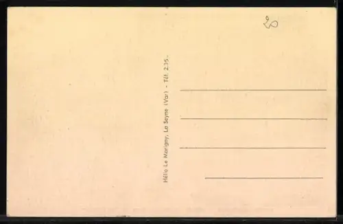 AK Grasse /A.-M., Notre Montagne, Ecole du Préventorium