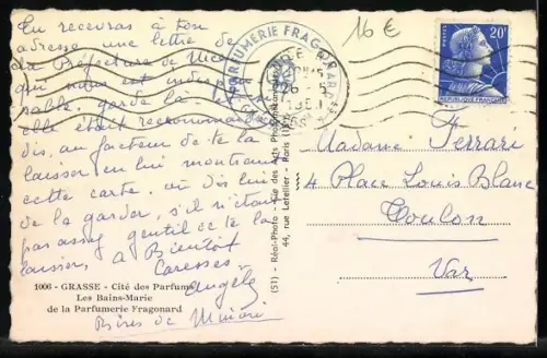 AK Grasse, Cité des Parfums, Les Bains-Marie de la Parfumerie Fragonard