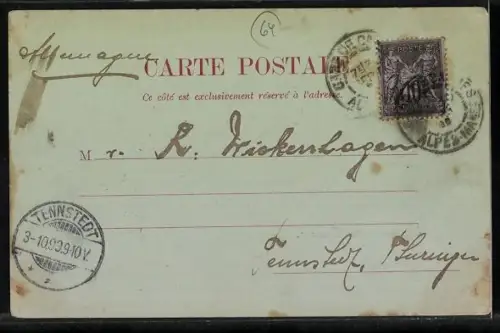 Mondschein-AK Cannes, Vue générale