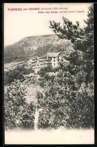 AK Thorenc, Hotel des Alpes par Grasse