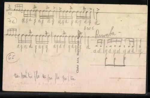AK Bagneres-de-Bigorre, Les Chanteurs Montagnards, Männergruppe in Tracht