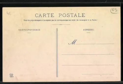 AK Antichan, Les Pyrénées, Vue Générale, Montagner de la Barousse, Vue prise de la Route d`Aspet a Luchon