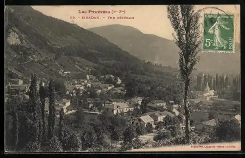 AK Siradan, Les Pyrénées, Vue Générale