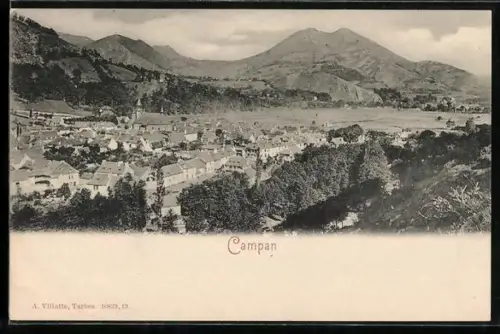 AK Campan, Panorama mit Kirche