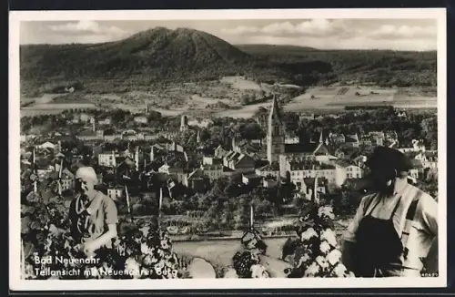 AK Bad Neuenahr, Ortsansicht mit Neuenahrer Berg