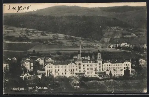 AK Bad Nassau, Kurhaus mit Umgebung