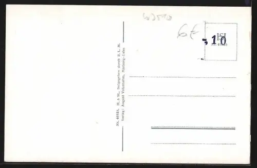 AK Hann Münden, Fliegeraufnahme mit Weserbrücke, Schloss und Stadtturm
