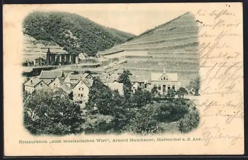 AK Marienthal / Ahr, Restauration Zum musikalischen Wirt