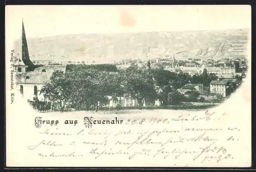 AK Neuenahr, Teilansicht mit Kirche
