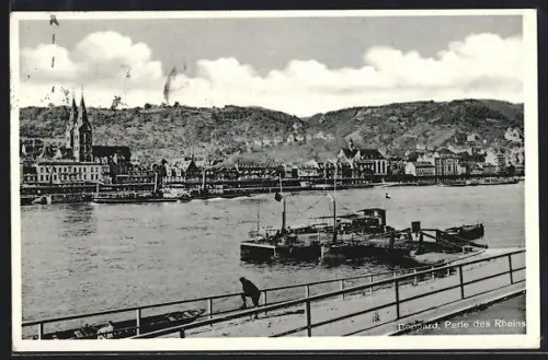 AK Boppard, Perle des Rheins, Schiffe
