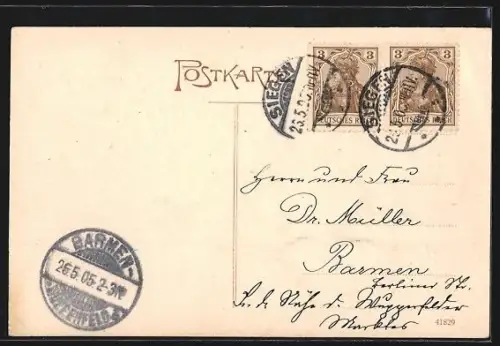 AK Siegen, Blick auf das untere Schloss