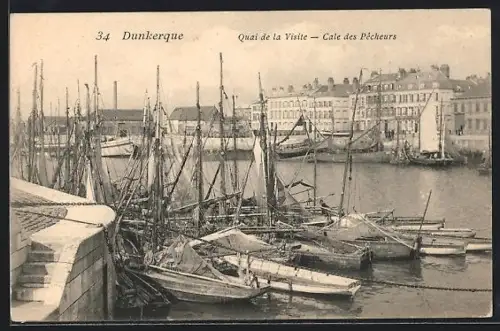 AK Dunkerque, Quai de la Visite, Cale des Pêcheurs