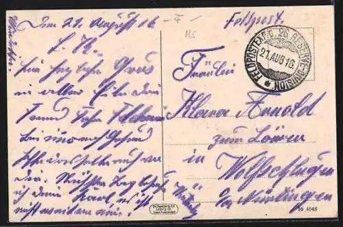 AK Cambrai, Caserne de Cavalerie