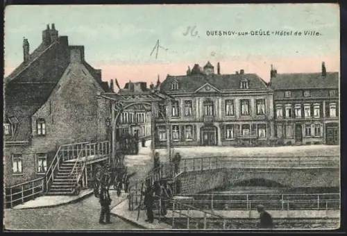 AK Quesnoy-sur-Deûle, Hôtel de Ville