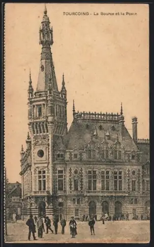 AK Tourcoing, La Bourse et la Poste