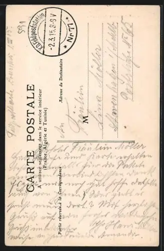 AK Lourches, Monument Charles Mathieu