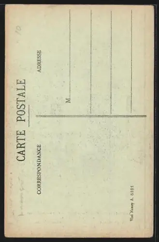 AK Armentières, Eglise Notre-Dame après le bombardement, Les fonts baptismaux
