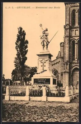 AK Ghyvelde, Monument aux Morts