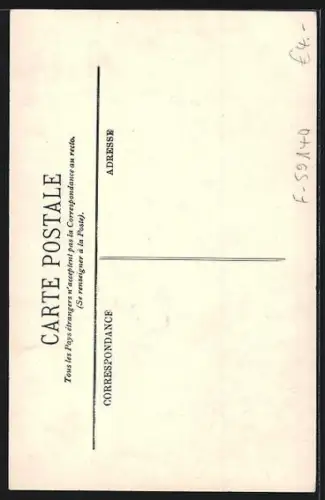 AK Dunkerque, Le Beffroi, Strassenbahn