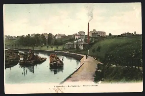 AK Maubeuge, La Sambre, Veu Extérieure