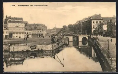 AK Lille, Krankenhaus und Verfluchtebrücke