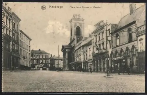 AK Maubeuge, Place Jean Mabuse et Marché