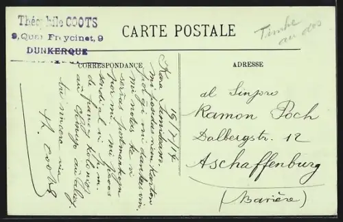 AK Dunkerque, Le Bassin du Commerce, Station des Bateaux-Feu