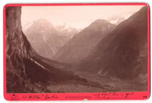 Fotografie Würthle & Spinnhirn, Salzburg, Ansicht Bad Gastein, Blick in das Kötschachtal