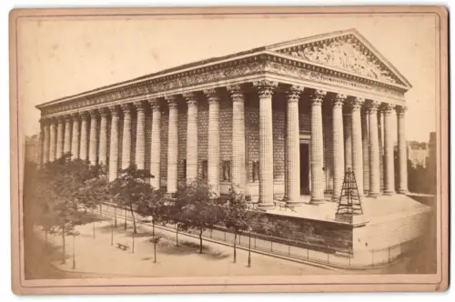 Fotografie unbekannter Fotograf, Ansicht Paris, Blick auf La Madeleine