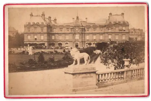 Fotografie unbekannter Fotograf, Ansicht Paris, Blick zum Palais du Luxembourg