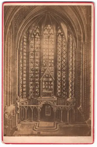 Fotografie P. Laforge, Paris, Ansicht Paris, Innenansicht der La Ste. Chapelle