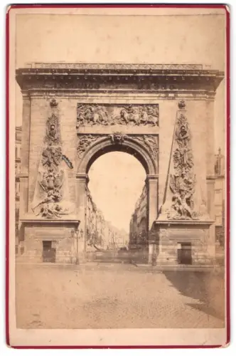 Fotografie P. Laforge, Paris, Ansicht Paris, das Porte St. Denis