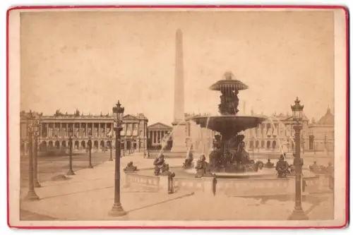 Fotografie P. Laforge, Paris, Ansicht Paris, Place de la Concorde
