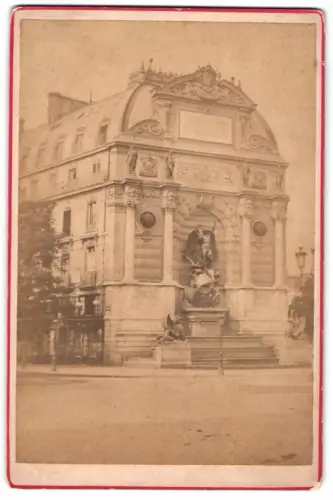 Fotografie P. Laforge, Paris, Ansicht Paris, Fontaine St. Michel