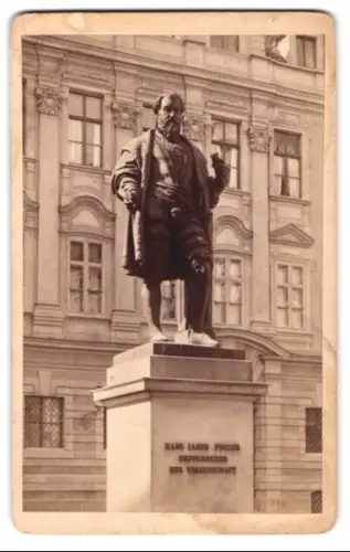 Fotografie unbekannter Fotograf, Ansicht Augsburg, Denkmal Hans Jakob Fugger