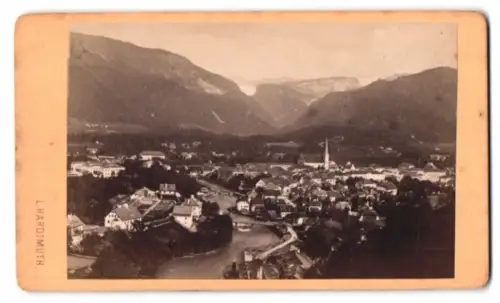 Fotografie L. Hardtmuth, Salzburg, Ansicht Ischl, Blick nach dem Ort vom Calvarienberg aus gesehen