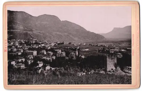 Fotografie Römmler & Jonas, Dresden, Ansicht Obermais, Blick über den Ort